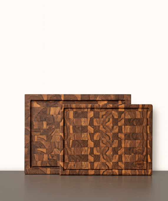Tabla de Corte Mosaico - End grain Mediana